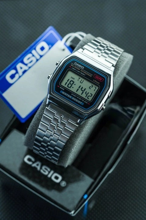 RELOJ CASIO METALICO UNISEX DIGITAL