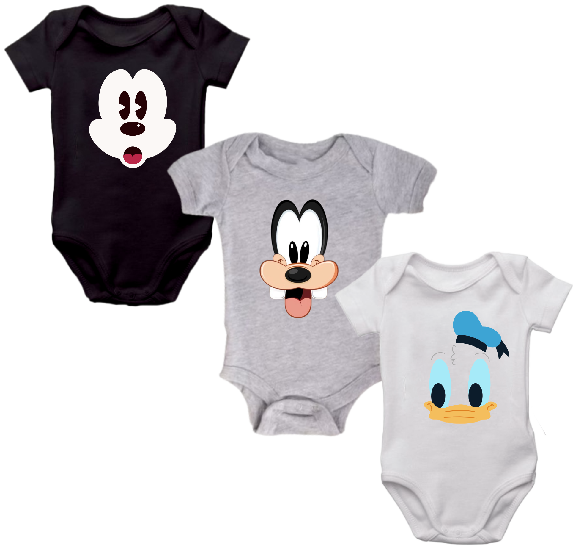 Set x 3 mamelucos personajes meta