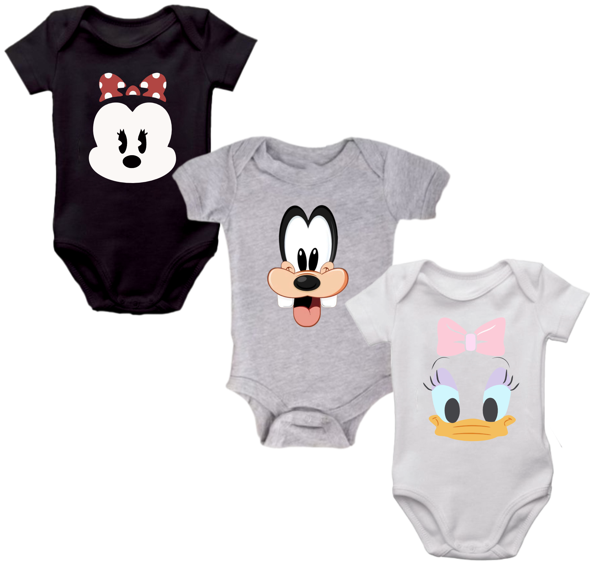 Set x 3 mamelucos personajes meta