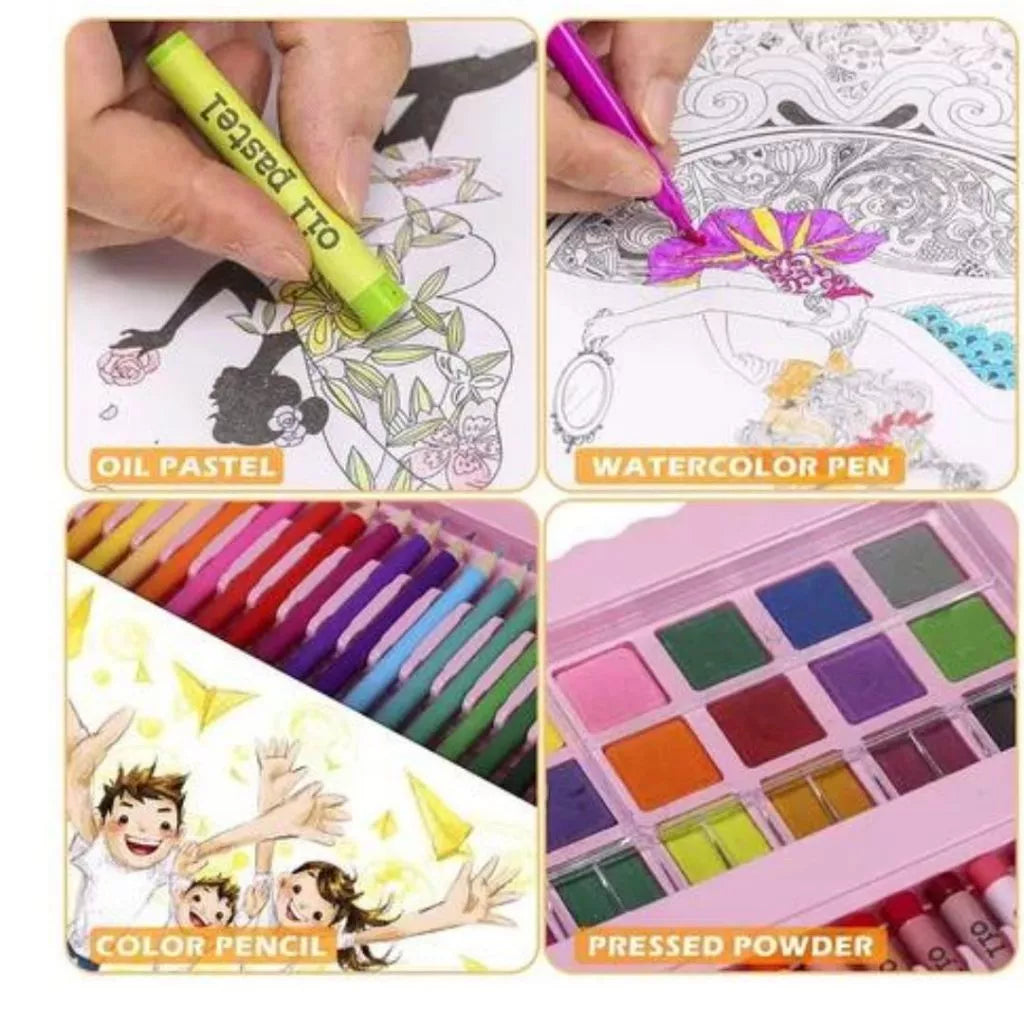 Set Kit De Arte Maleta X208 Piezas